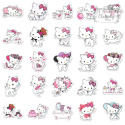 Zestaw Naklejek Wlepki StickerBomb Hello Kitty Kotka Anime Japan N519