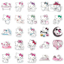 Zestaw Naklejek Wlepki StickerBomb Hello Kitty Kotka Anime Japan N519