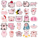 Zestaw Naklejek Wlepki StickerBomb Pig Świnka Świnki Animals N508