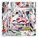 Zestaw Naklejek Wlepki StickerBomb Sneakers Trampki Oldschool N5