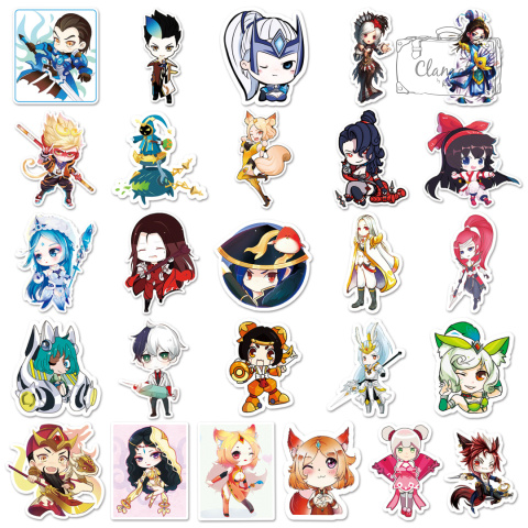 Zestaw Naklejek Wlepki StickerBomb Honor Of Kings Game Gra Anime N532