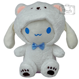 Maskotka Pluszowa Pluszak Cinnamoroll Biała Kaptur Sanrio 35cm