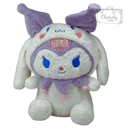 Maskotka Pluszowa Pluszak Kuromi Biała Kaptur Sanrio 50cm