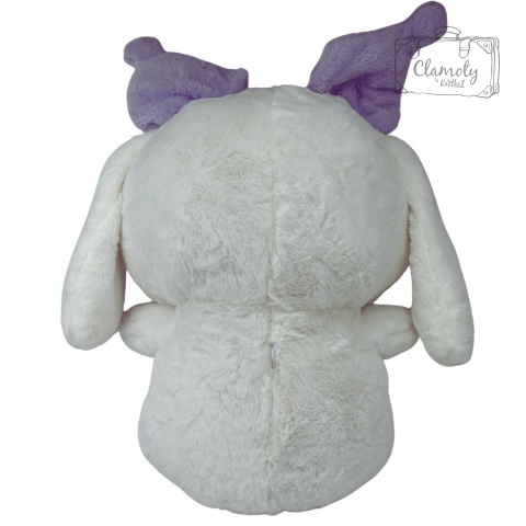 Maskotka Pluszowa Pluszak Kuromi Biała Kaptur Sanrio 50cm