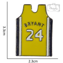 Metalowa Przypinka Koszulka Bryant Koszykówka Basketball Pin