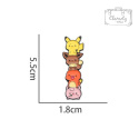 Metalowa Przypinka Postacie Pokemon Pikachu Eevee Charizard Jiggly Pin