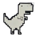 Metalowa Przypinka Pikselowy Dinozaur Google T-Rex Pin