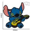 Metalowa Przypinka Stitch Z Gitarą Lilo I Stitch Pin