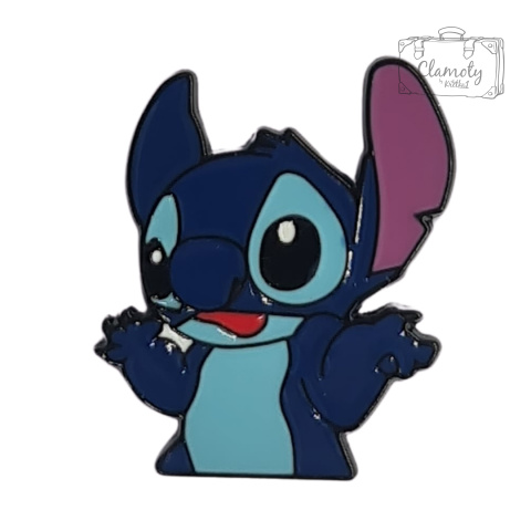 Metalowa Przypinka Stitch Z Językiem Lilo I Stitch Pin