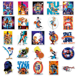 Zestaw Naklejek Wlepki StickerBomb Space Jam Kosmiczny Mecz N544