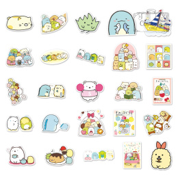 Zestaw Naklejek Wlepki StickerBomb Sumikko Gurashi Japan Anime N545