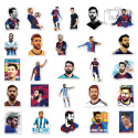 Zestaw Naklejek Wlepki StickerBomb Football Messi Piłkarz N348