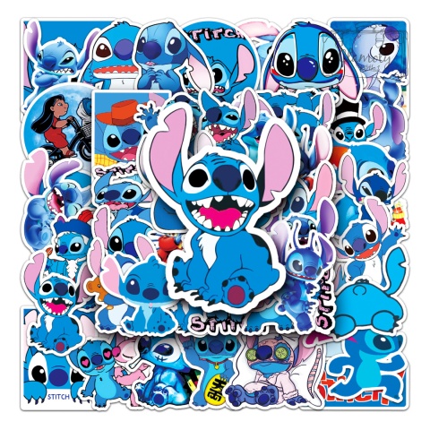 Zestaw Naklejek Wlepki StickerBomb Stitch Bajka Lilo & Stitch N327