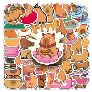 Zestaw Naklejek Wlepki StickerBomb Kapibara Capibara Animal N605