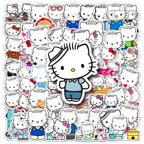 Zestaw Naklejek Wlepki StickerBomb Hello Kitty Dear Daniel N518