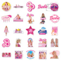 Zestaw Naklejek Wlepki StickerBomb Barbie Movie Film Pink N553