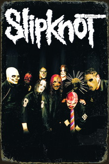 Tablica Ozdobna Blacha 20x30 cm Slipknot Music Band Retro Vintage