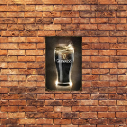 Tablica Ozdobna Blacha 20x30 cm Guinness Beer Piwo Retro Vintage