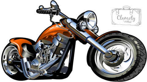 Tablica Tabliczka Orange Motor Chopper Motorbike Blacha Ozdobna