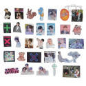 Zestaw Naklejek Sticker Bomb Wlepki Zespół TXT Kpop 50szt n61