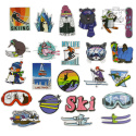 Zestaw Naklejek Sticker Bomb Wlepki Narty Ski Snowboard 50szt n87