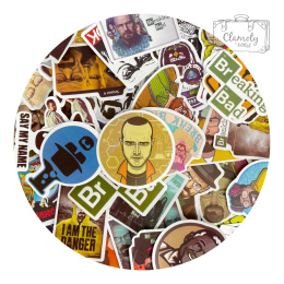 Zestaw Naklejek Sticker Bomb Wlepki Breaking Bad 50szt n86