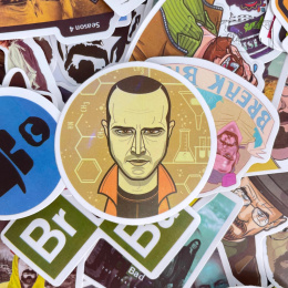 Zestaw Naklejek Sticker Bomb Wlepki Breaking Bad 50szt n86