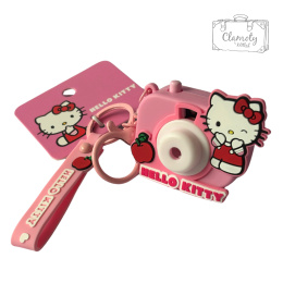 Brelok Do Kluczy Aparacik Hello Kitty Projektor Lampka Zabawka Kawaii