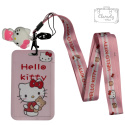 Identyfikator Na Karte Na Dokument Holder Różowy Hello Kitty Brelok