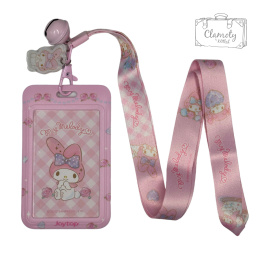 Identyfikator Na Karte Na Dokument Różowy Holder My Melody Hello Kitty