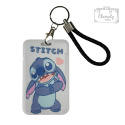 Identyfikator Na Karte Na Dokument Holder Biały Stitch Brelok Skórka