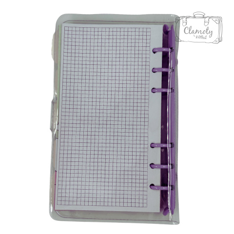 Kołozeszyt Planner Kolorowy Kuromi Fioletowy Cookie Kawaii Japan