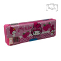 Piórnik Szkolny Twardy Melody Hello Kitty Na Magnes z Temperówką