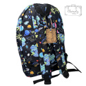 Plecak Szkolny Czarny Stitch Kosmos Planety Lilo I Stitch