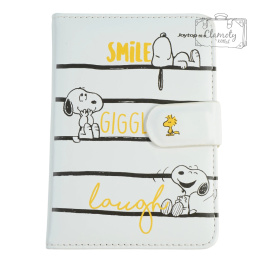 Zeszyt Notes Snoopy Biały Smile Giggle A6 96 Kartek