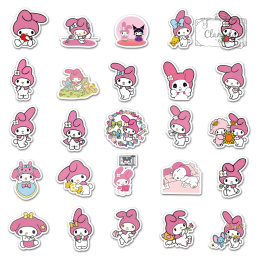 Zestaw Naklejek Wlepki Melody Anime Hello Kitty StickerBomb N304