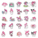 Zestaw Naklejek Wlepki Melody Anime Hello Kitty StickerBomb N304