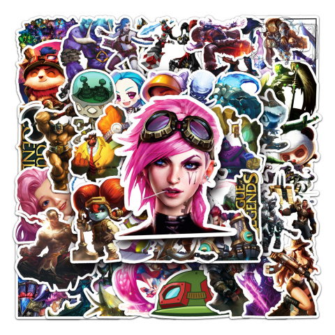 Zestaw Naklejek Wlepki League Of Legends Arcane StickerBomb N577