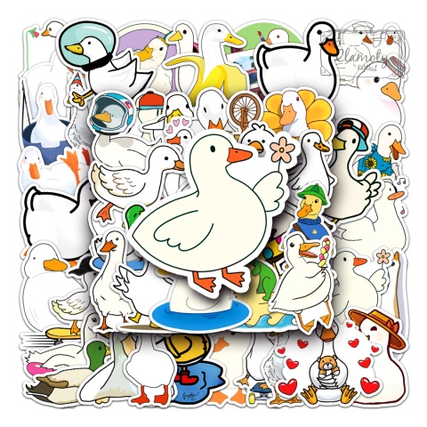 Zestaw Naklejek Wlepki Kaczki Ducks Kaczka Duck StickerBomb N5
