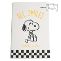 Zeszyt Snoopy All Smiles Szachownica A5 40 Kartek W linie