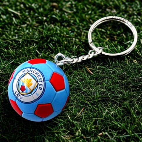 Brelok Breloczek Do Kluczy Piłkarski Manchester City Piłka