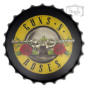 Kapsel Blaszany 40CM Guns N Roses Music Band Dekoracja Na Ścianę