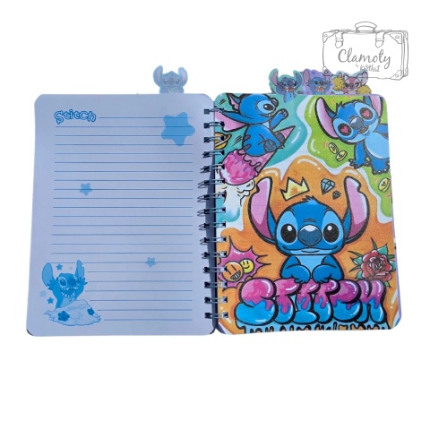 Kołozeszyt Notes A5 Stitch Stich Uśmiech Kolorowe Kartki W Linie