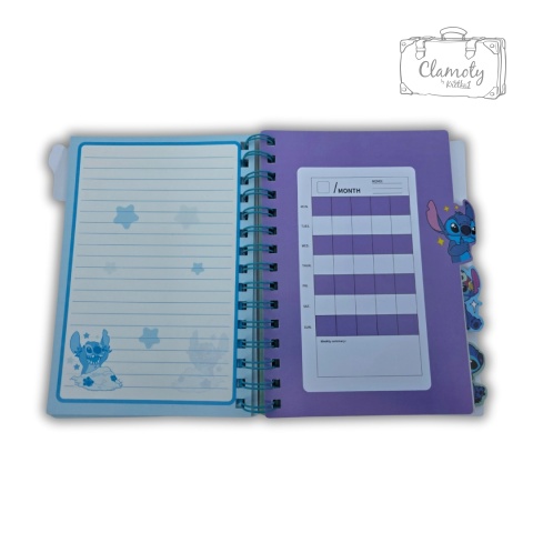 Kołozeszyt Notes A5 Stitch Stich Also Cute Aloha Kolorowe Kartki W Linie