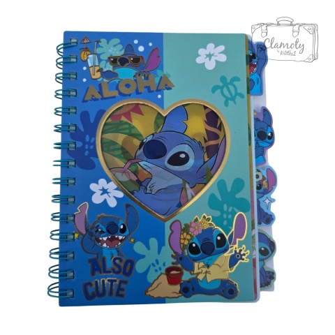 Kołozeszyt Notes A5 Stitch Stich Also Cute Aloha Kolorowe Kartki W Linie