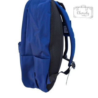 Plecak Szkolny Sportowy Niebiesko Czerwony Barcelona Barca Trójkomorowy