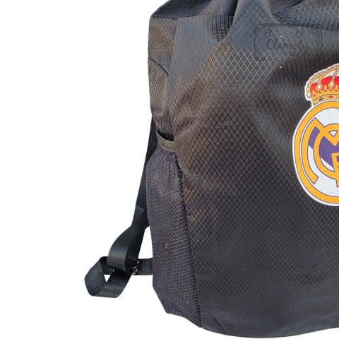 Worek Plecak Sportowy Piłkarski Czarny Real Madryt Do Szkoły Na Trening