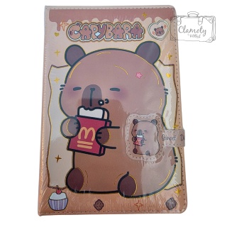 Zeszyt Szkolny Planner Notes Kapibara Tost A5 Kolorowe 96 Kartek