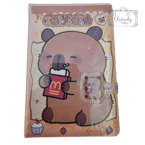 Zeszyt Szkolny Planner Notes Kapibara Tost A5 Kolorowe 96 Kartek