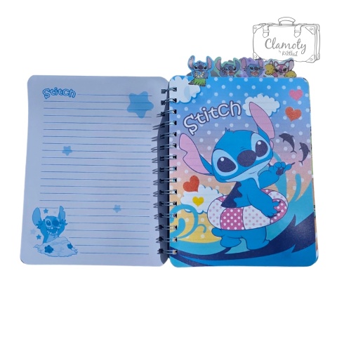 Kołozeszyt Notes A5 Stitch Stich Kolorowe Kartki W Linie